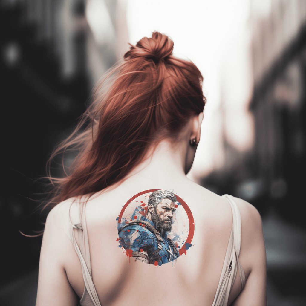 Captain America Tattoo by nebulatattoo on DeviantArt