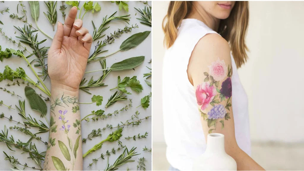 scented temporary tattoo design