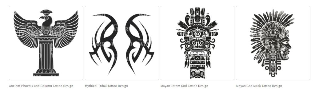 flash temporary tattoo designs