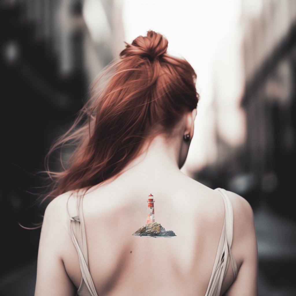 Lighthouse tattoo by Alessandro Capozzi | Post 25957