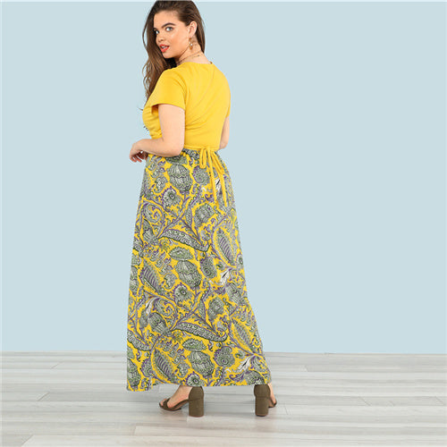 plus size maxi dresses shein