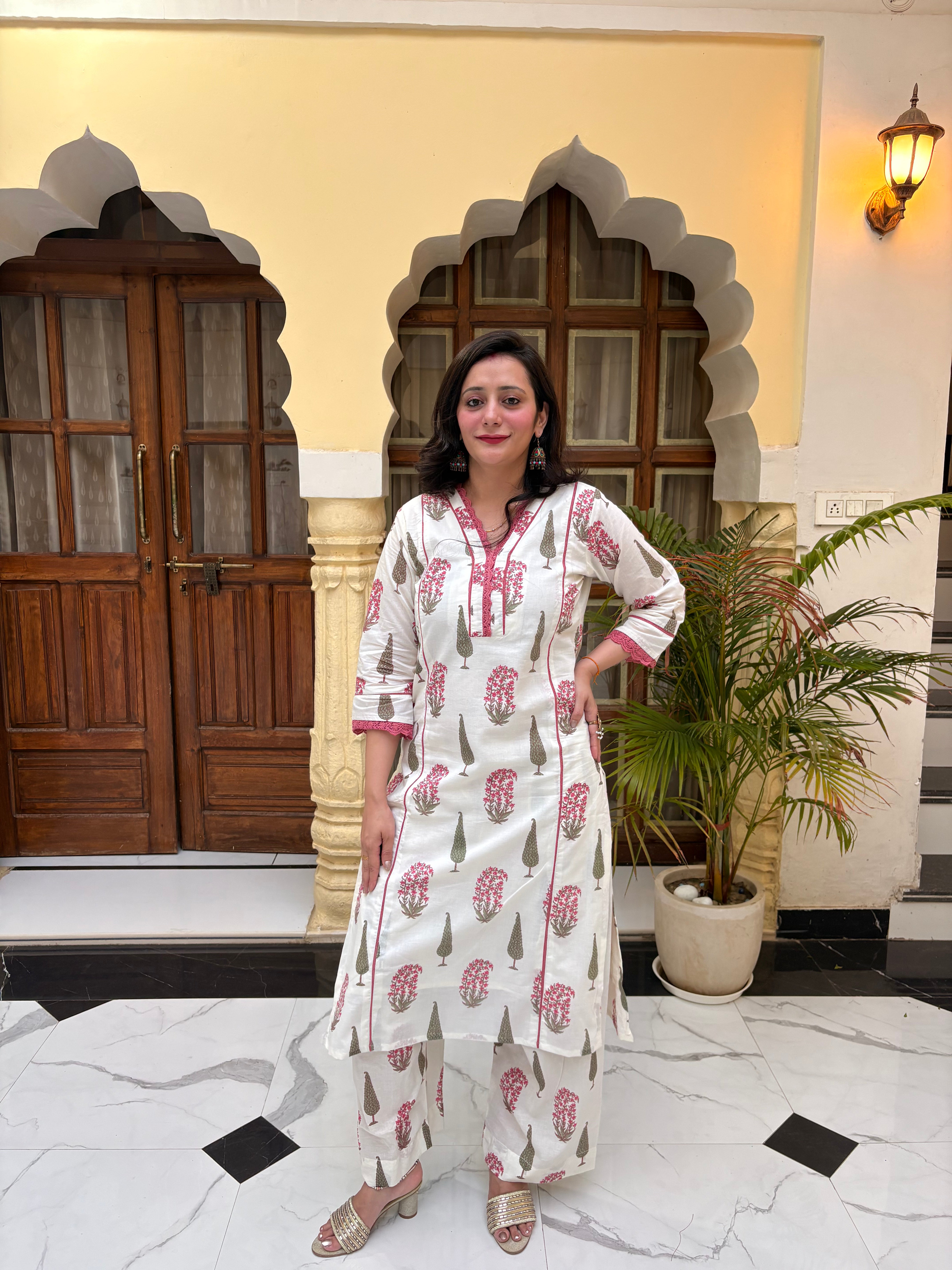 Cotton Kurta Set – Pack of 2 Size:46 crafted for timeless elegance and