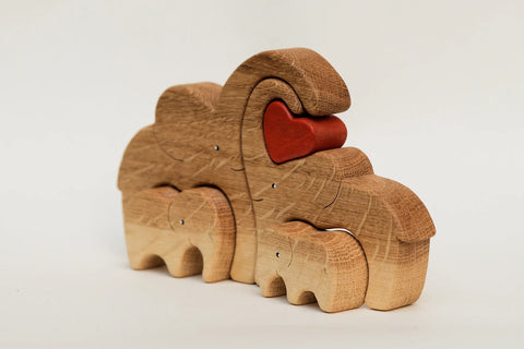 Puzzle en bois pour adultes et enfants éléphant, cadeau idéal pour une  raison quelconque, puzzle découpé au laser, jeu de société en bois, puzzle  3D pour enfants, jeu de famille 