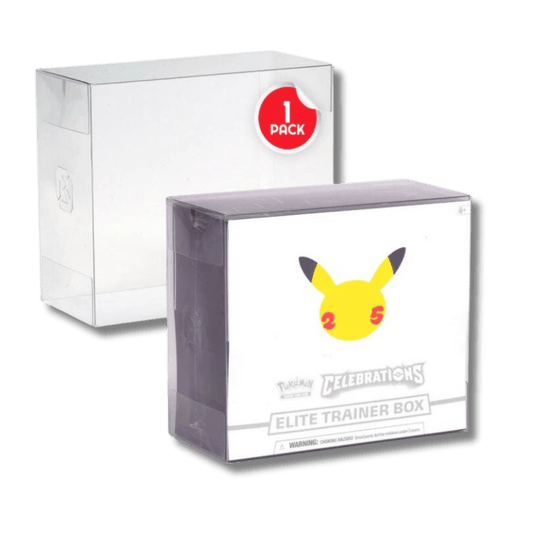 10pcs Pokemon Booster Box Display Case Protector Elite Trainer Box