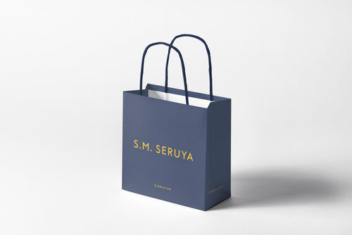 S.M. Seruya - Packaging - Shopping Bag (Navy).jpg__PID:4cfdcc31-1b8c-46be-bffc-fc85f7cc2996