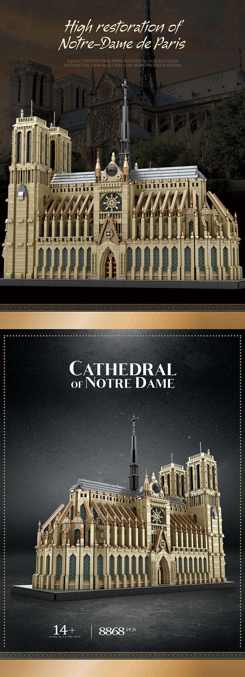 AoBrick Cathédrale Notre Dame de Paris Limited Edition