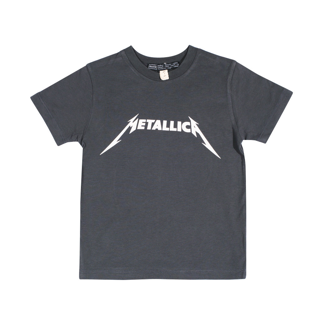 LITTLE METALLICA TEE | dark grey