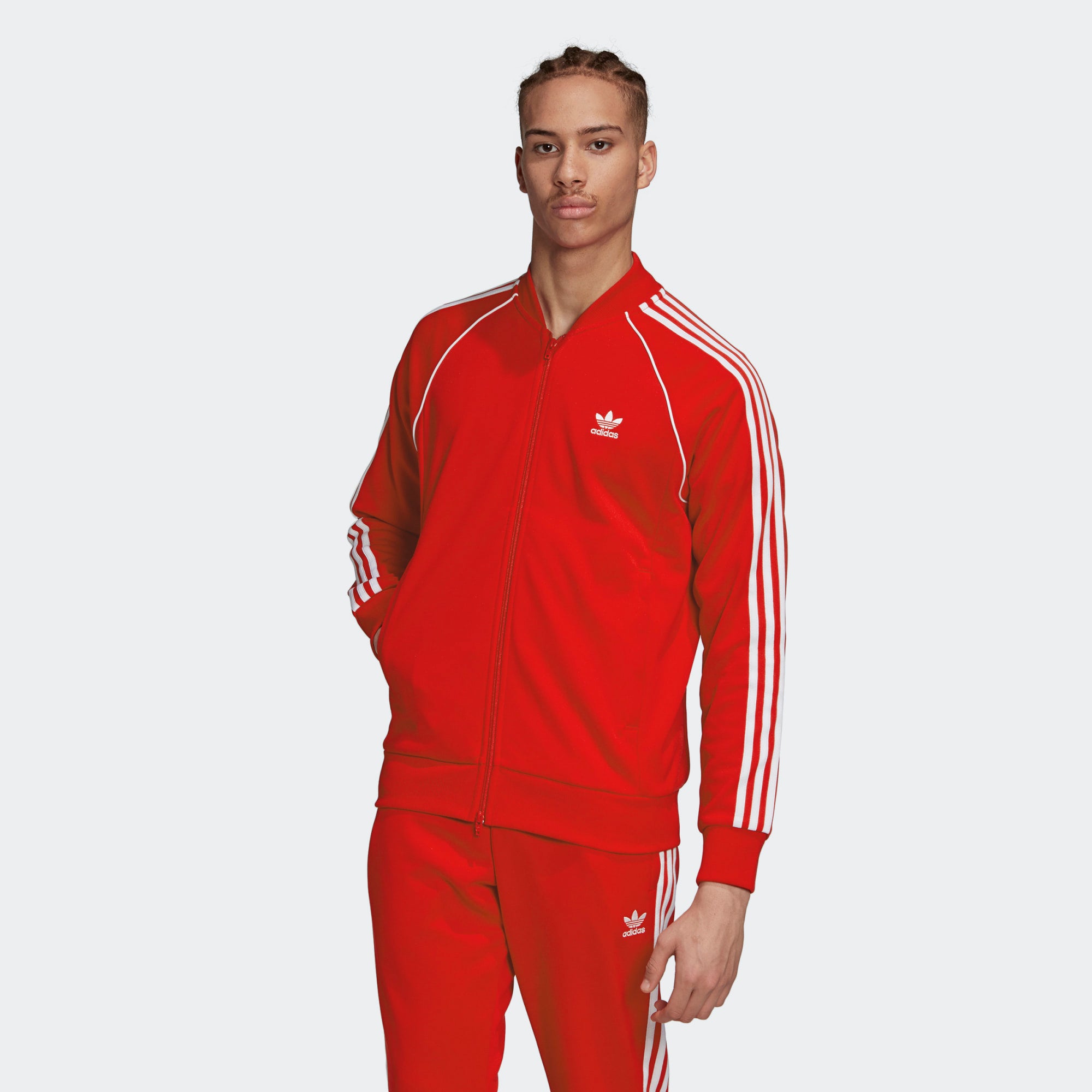 Adidas Originals Men's Adicolor Superstar Track Jacket - Red GF0196 - Trade  Sports