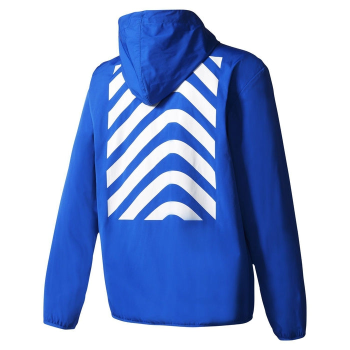 adidas originals blue windbreaker