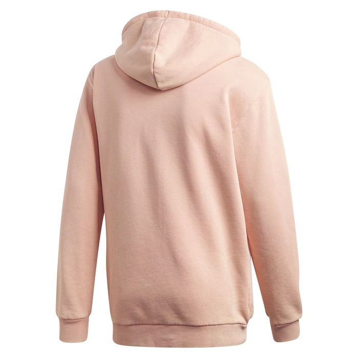 adidas trefoil hoodie pink men's