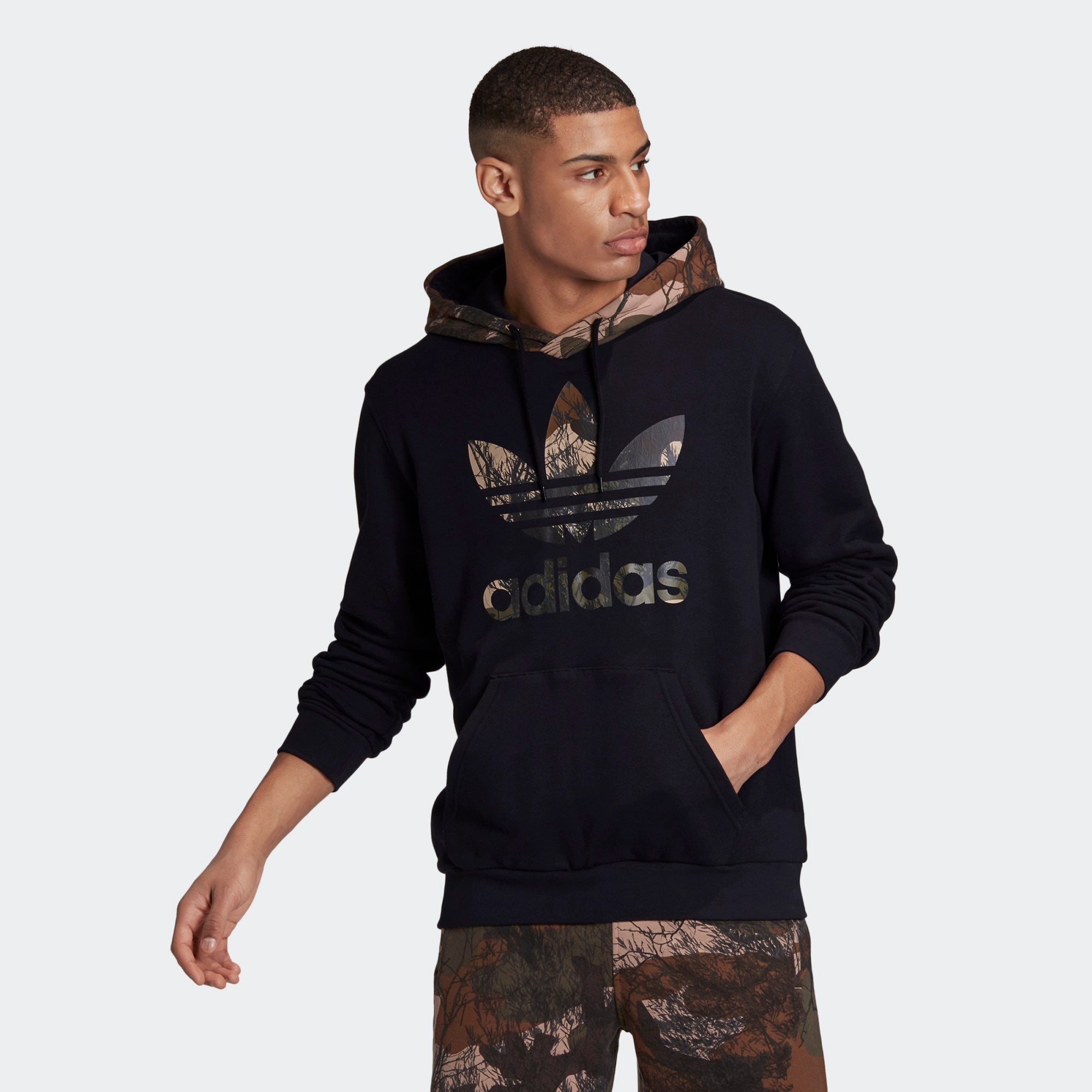 Reparador Revisión religión Adidas Originals Men's Camouflage Hoodie Sweater - Negro GD5956 - Trade  Sports