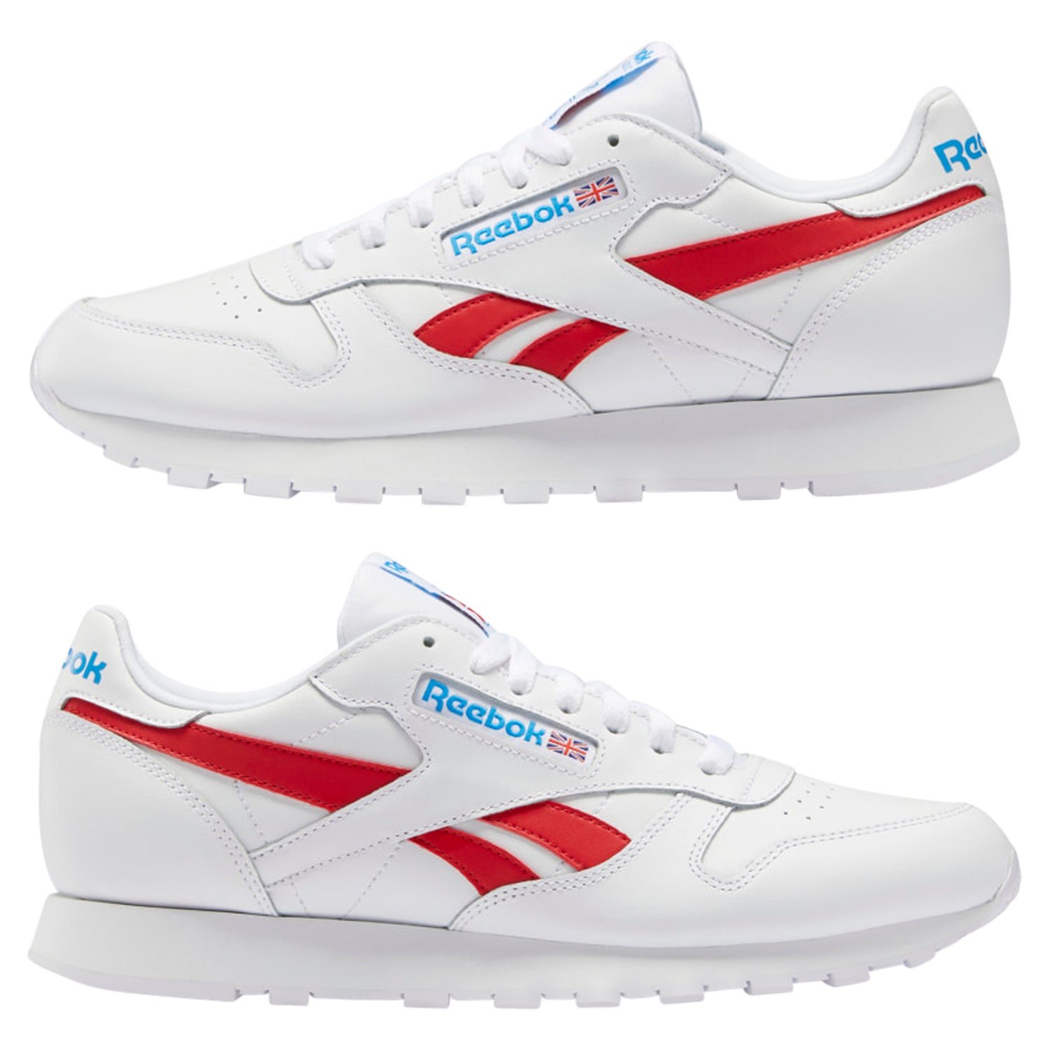 Reebok Hombres Classic Leather Zapatos Blanco FV6372 - Sports