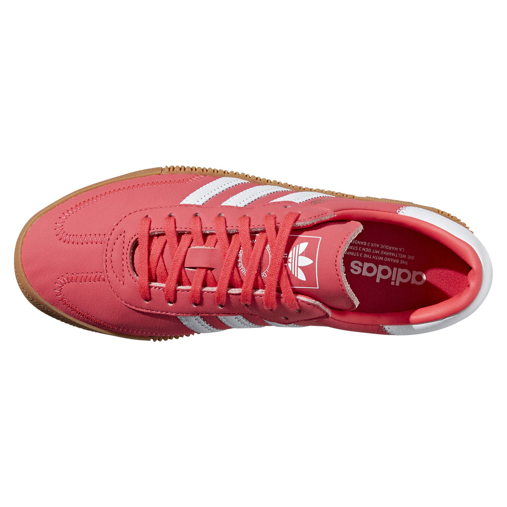 red adidas samba trainers