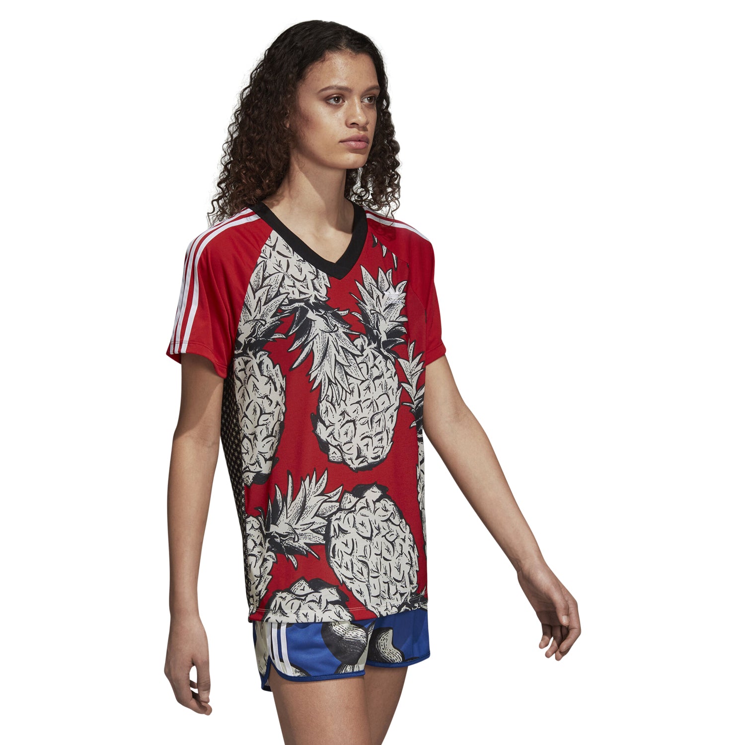 adidas graphic dress red