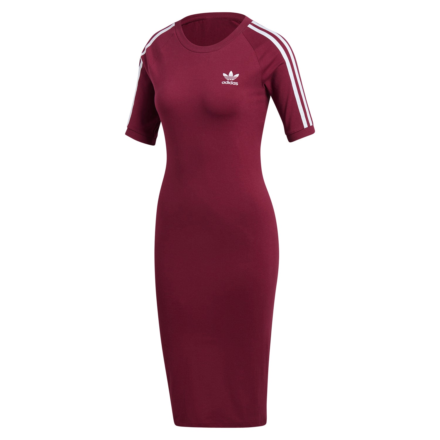 red and grey adidas dress