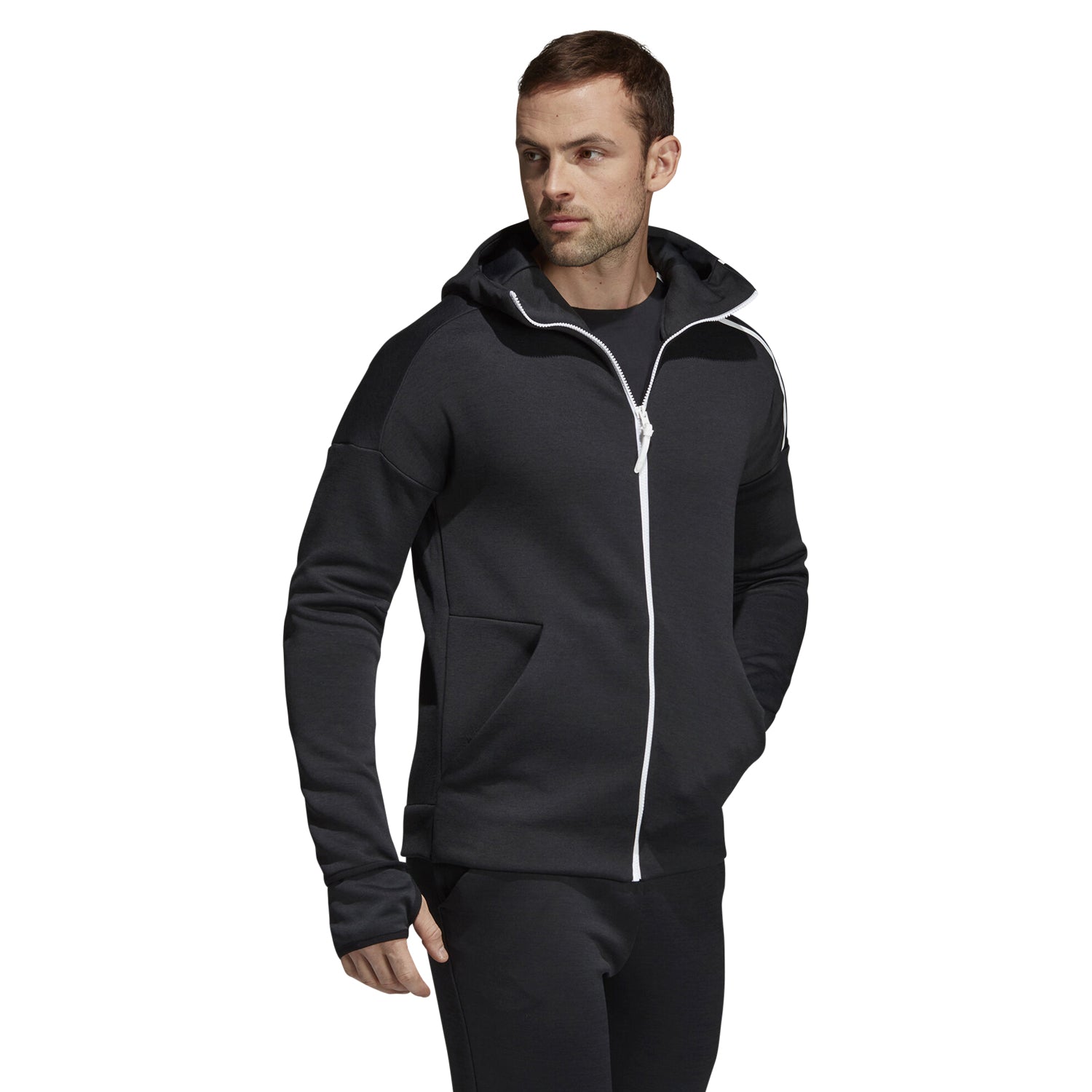 adidas Men's ZNE Fast Release Hoodie Full Zip Jacket - XXL DM5543 - Trade  Sports