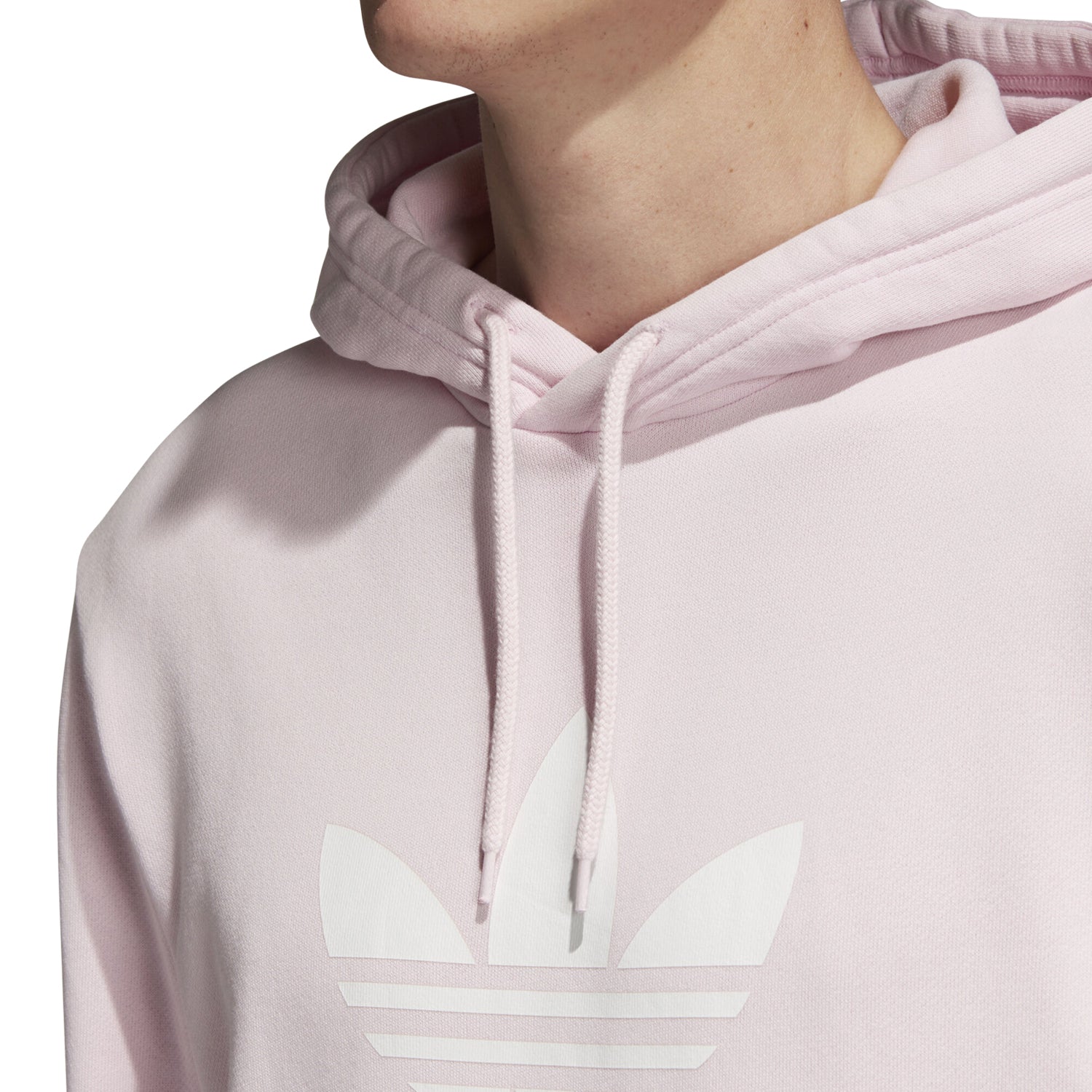 clear pink adidas hoodie