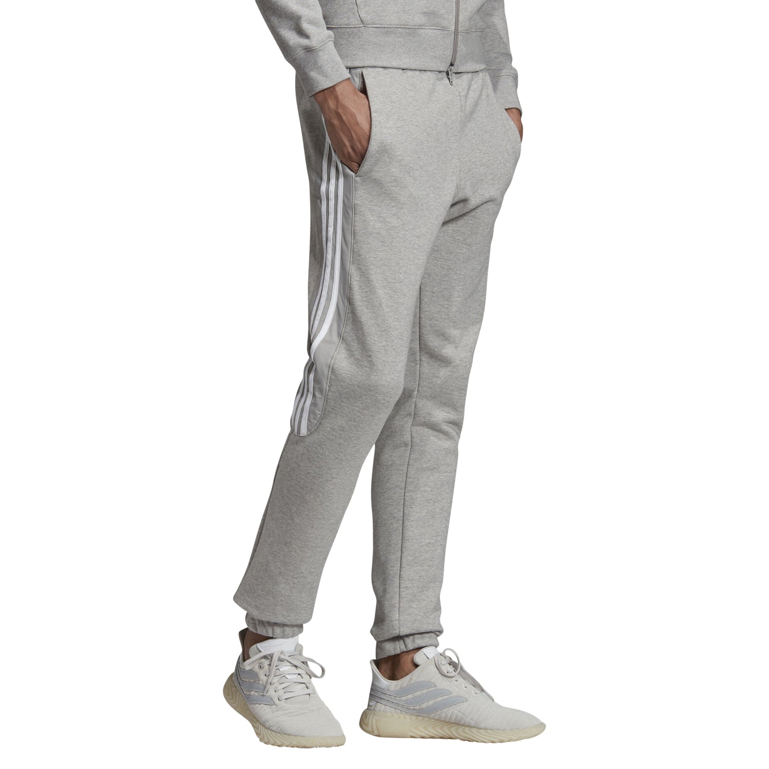 men's gray adidas sweatpants