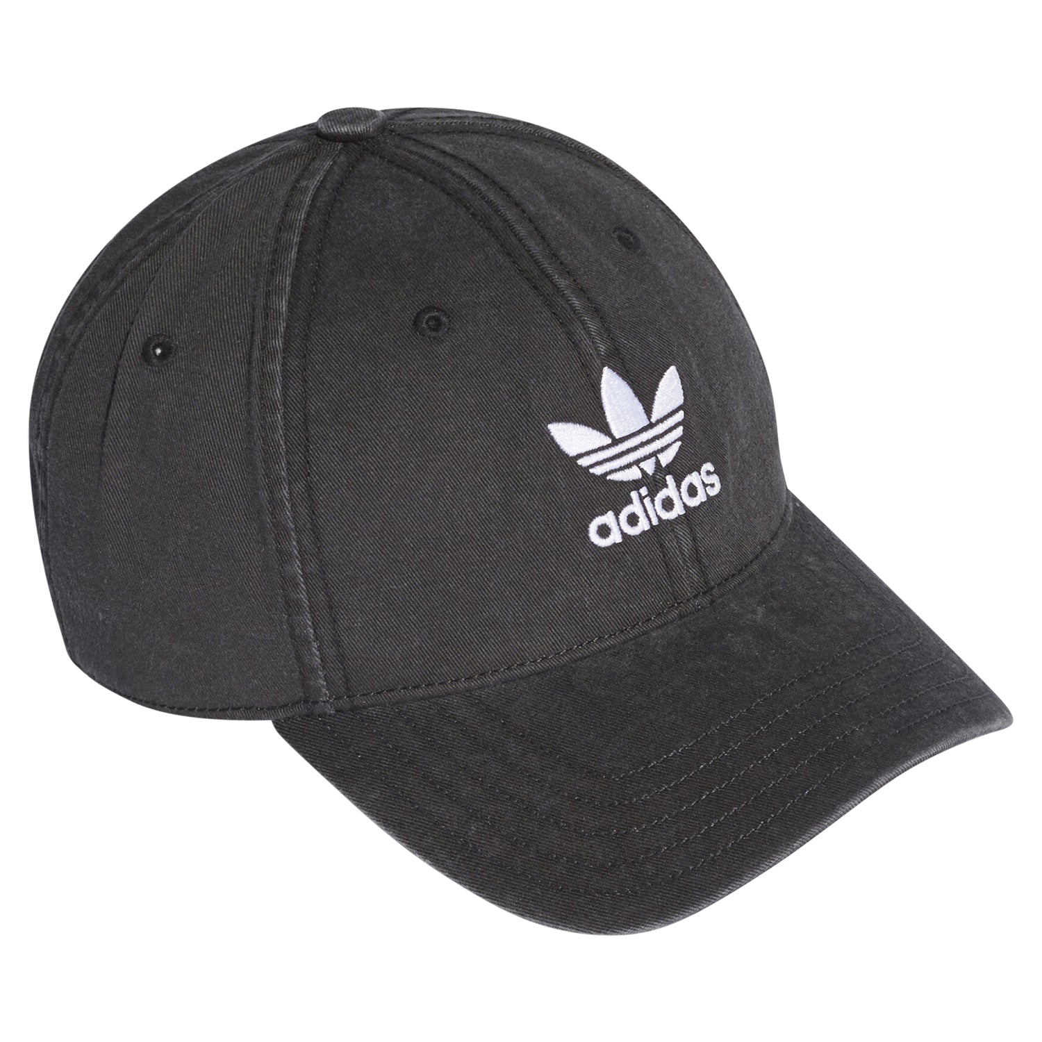 adidas trefoil hat black