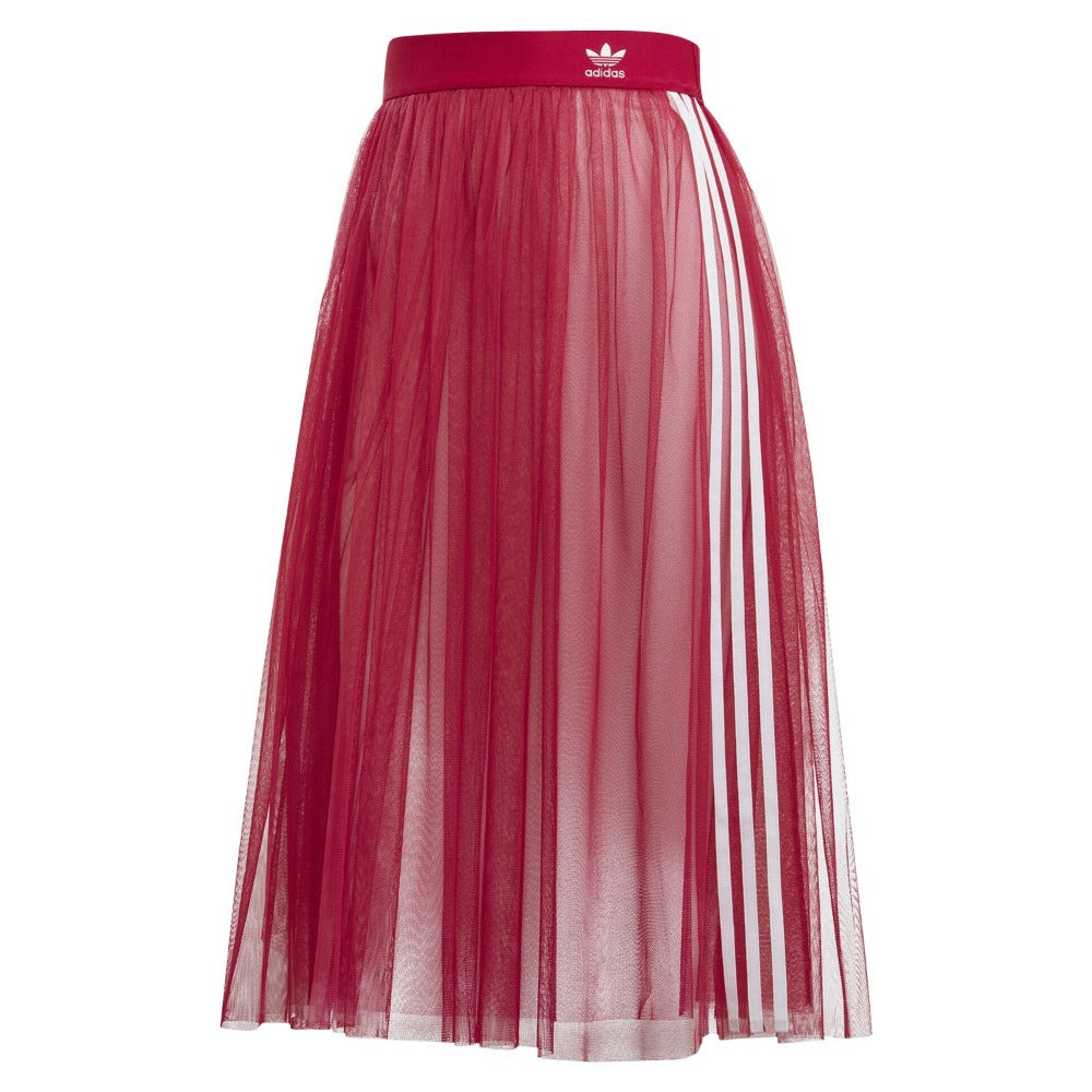 adidas pink mesh skirt