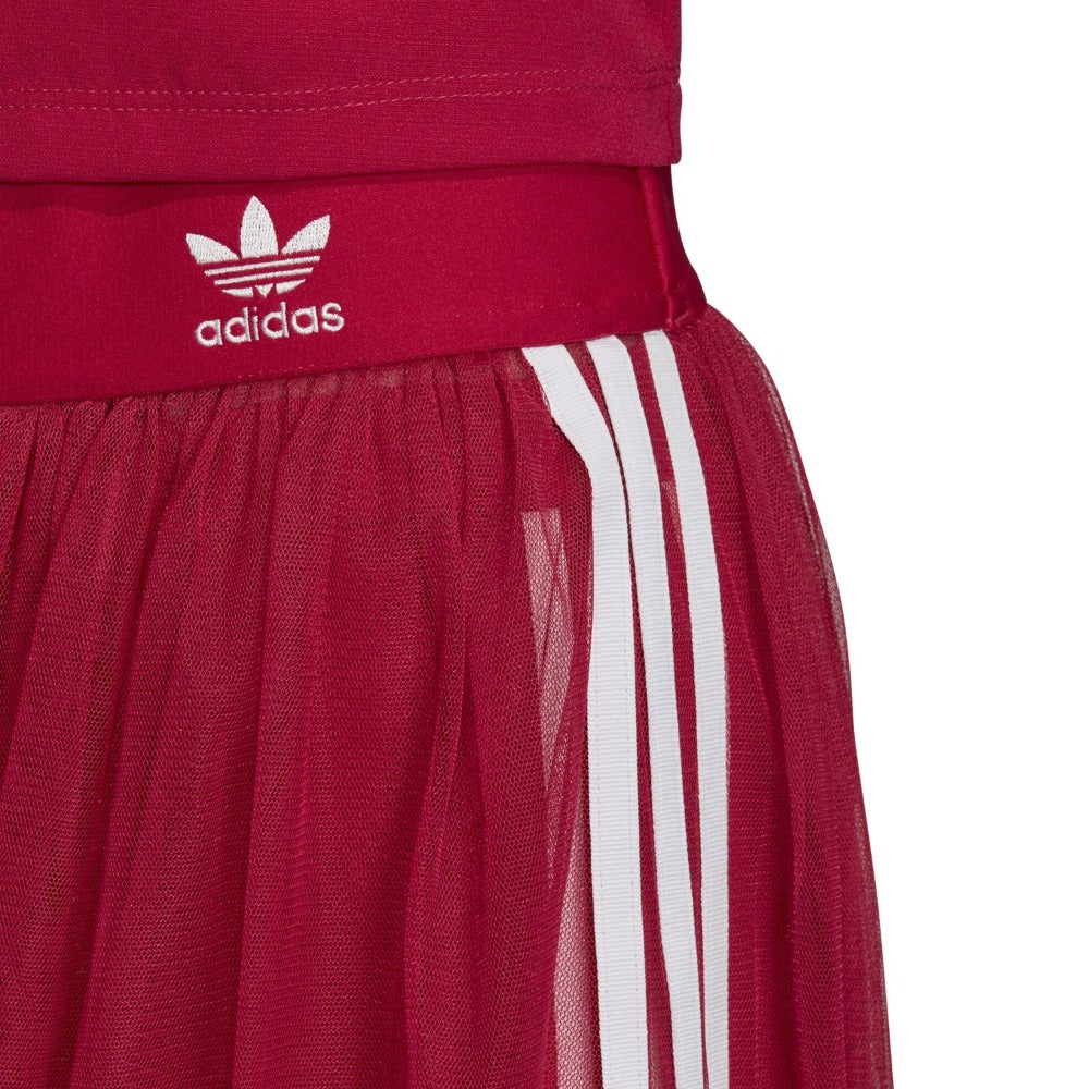 adidas pink mesh skirt