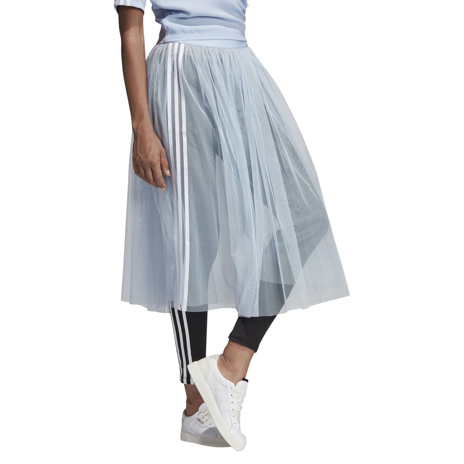 adidas blue skirt