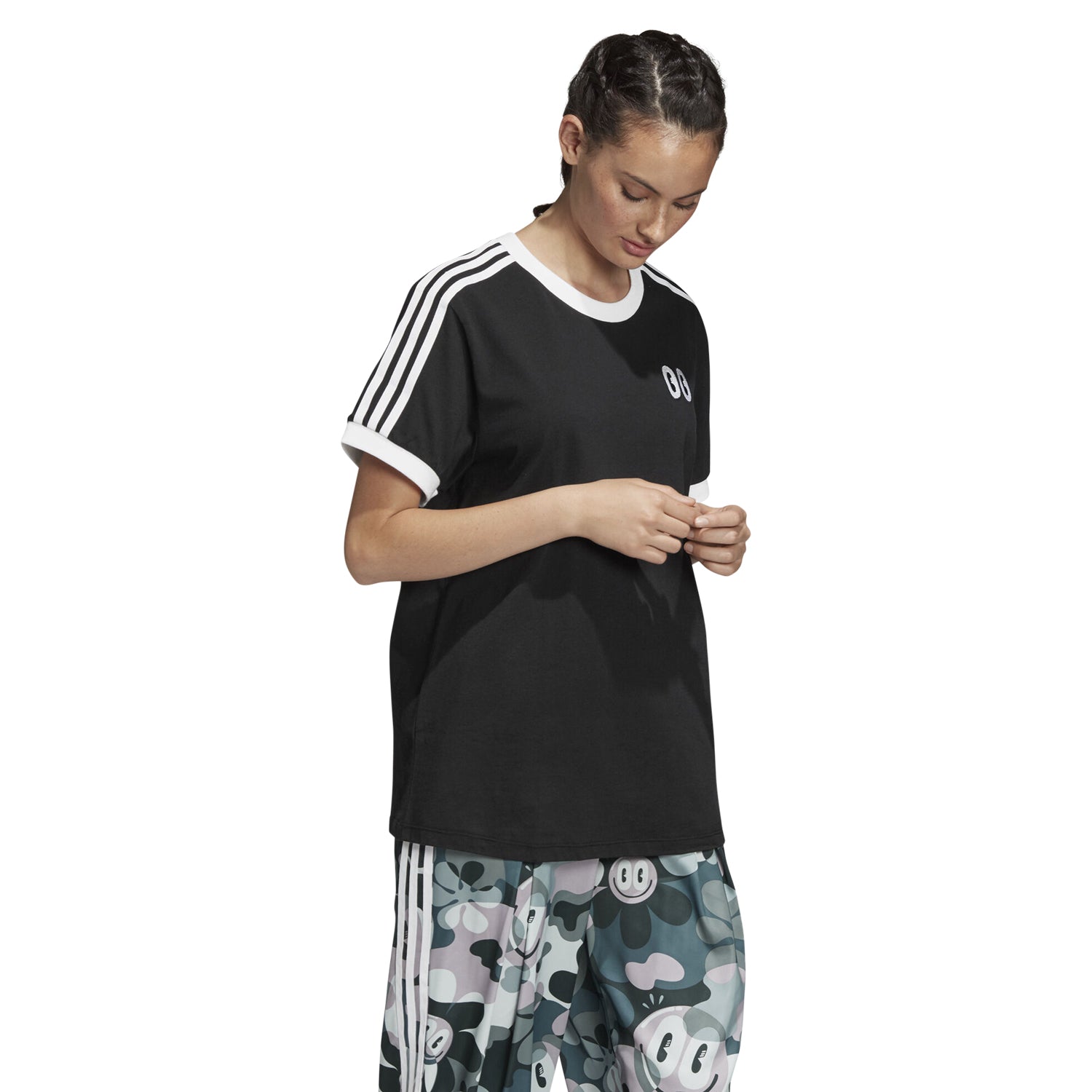 Hattie Stewart 3 Stripes Tee Shirt 