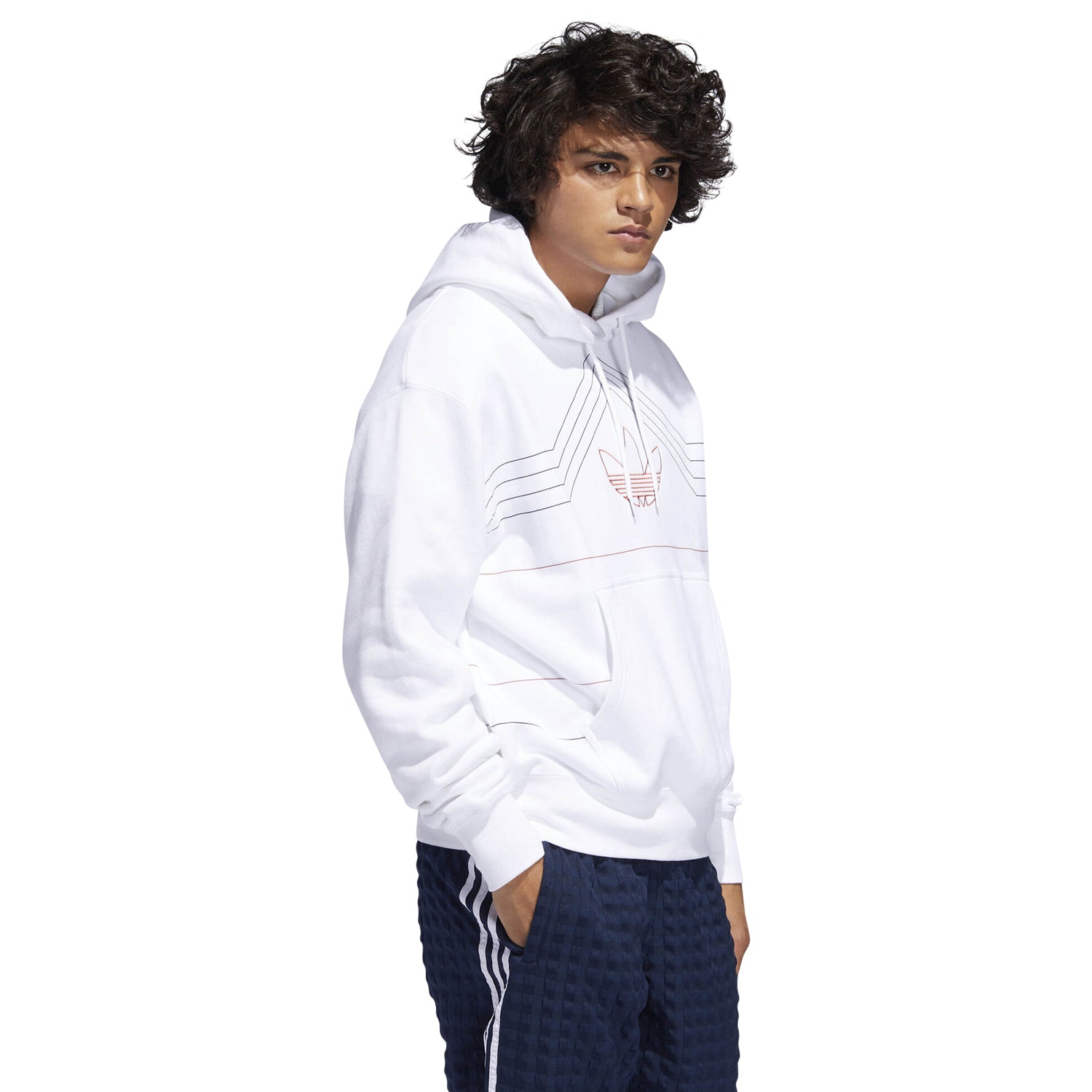 adidas originals white hoodie