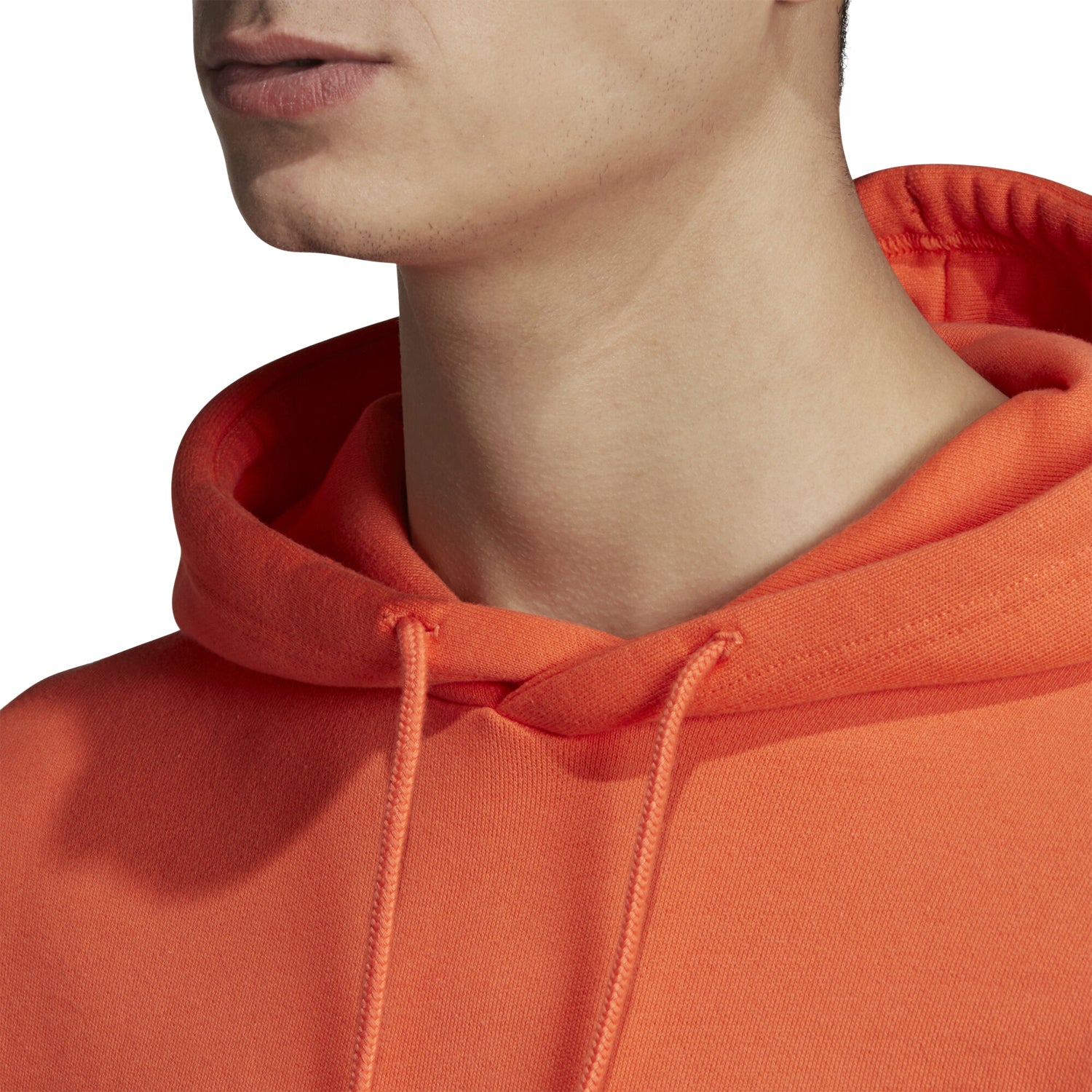 orange trefoil hoodie