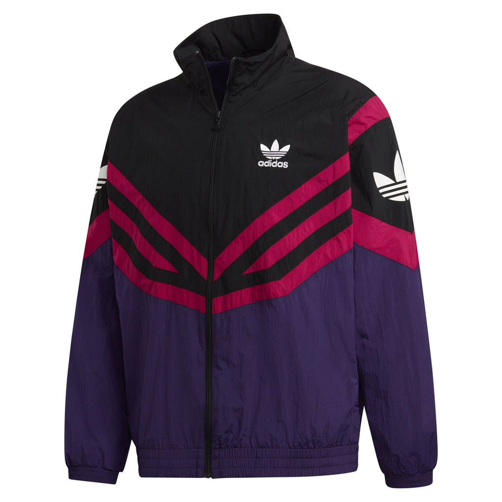 adidas sportive purple track jacket