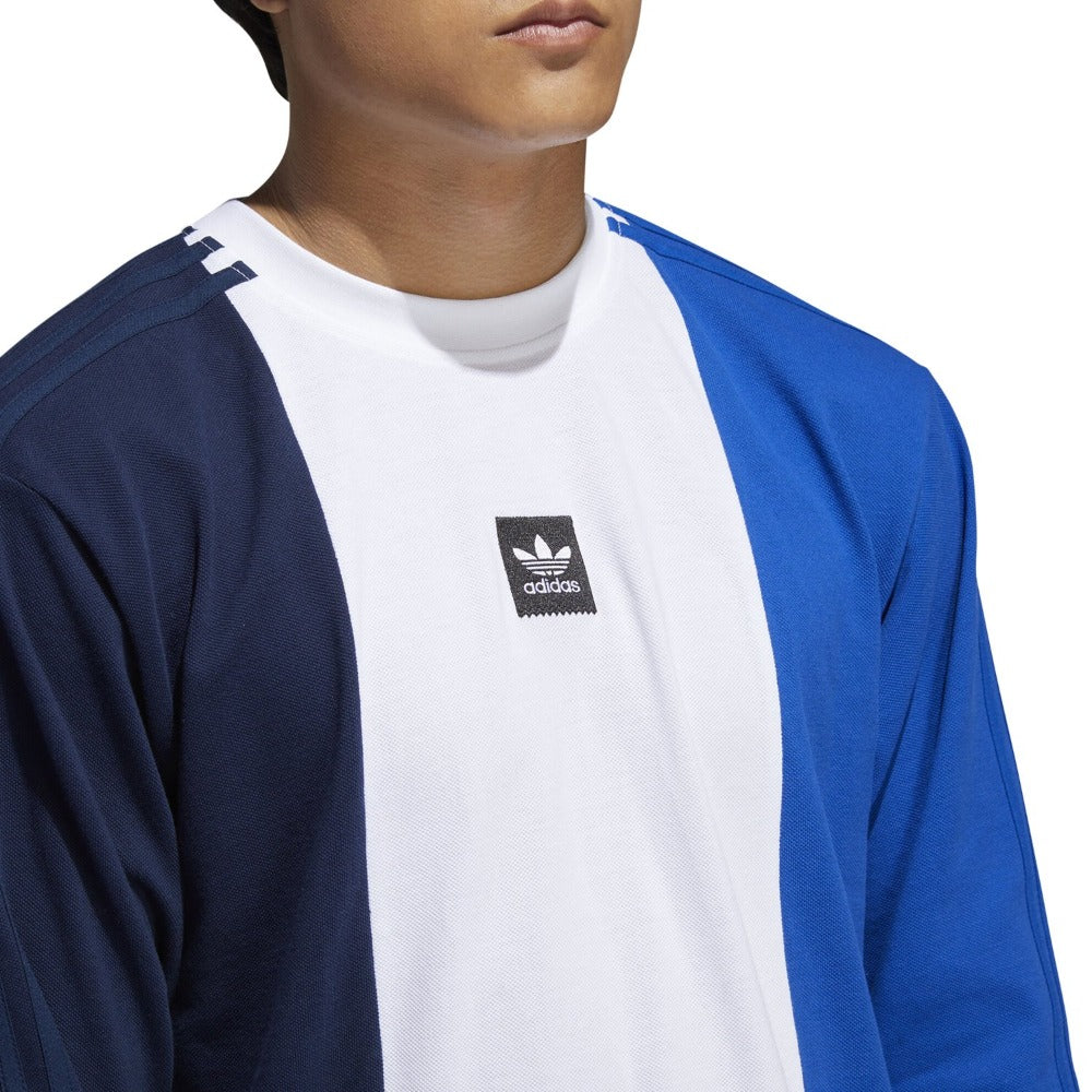 adidas originals adicolor long sleeve football jersey