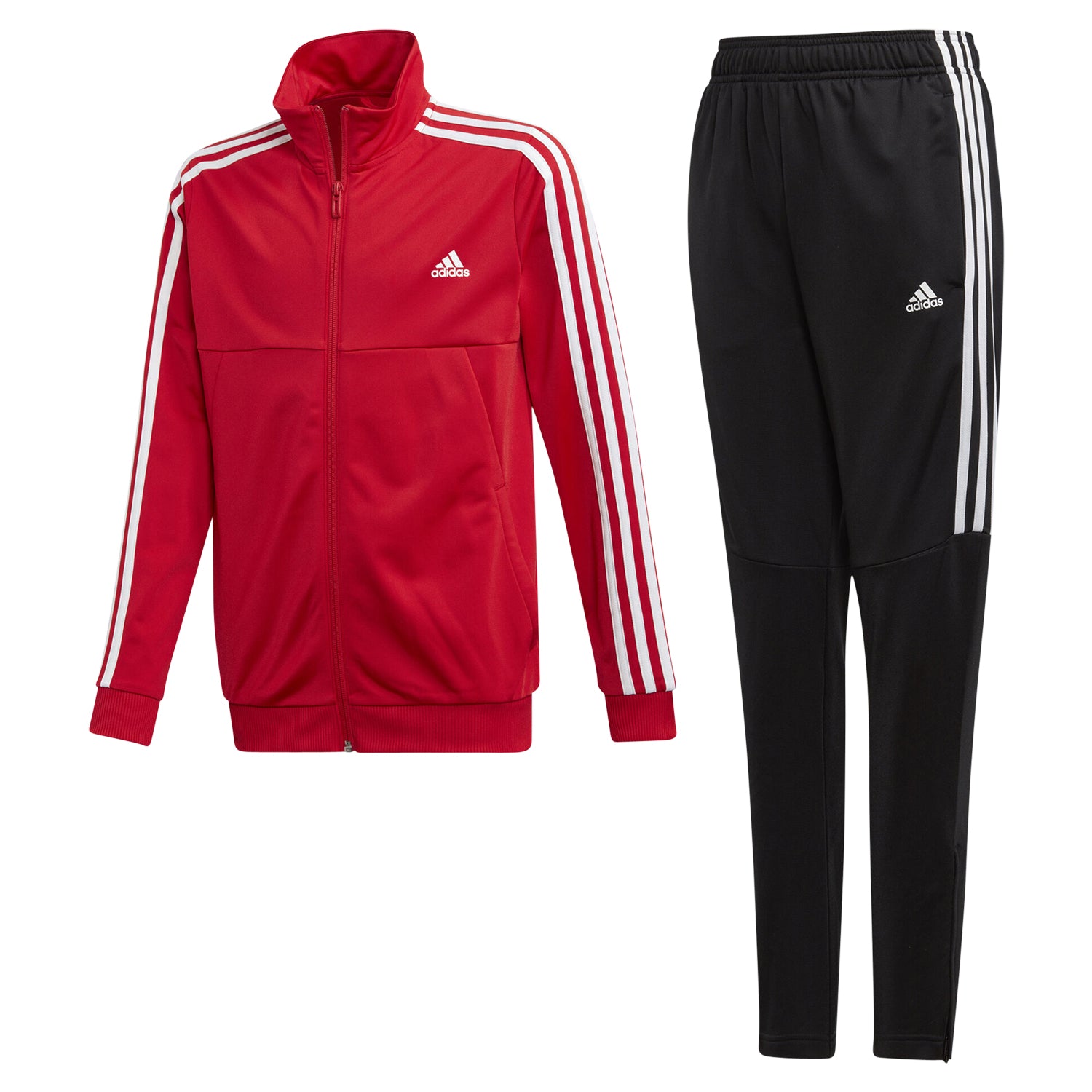 red adidas pants youth
