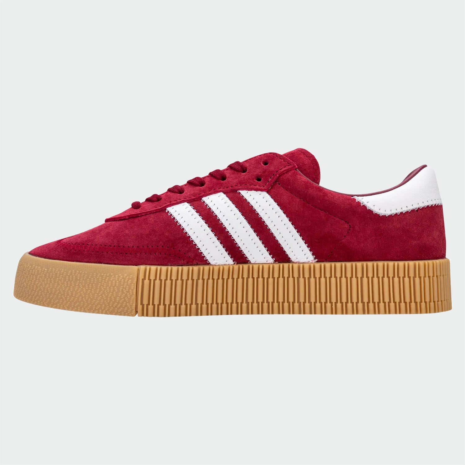 adidas samba red suede