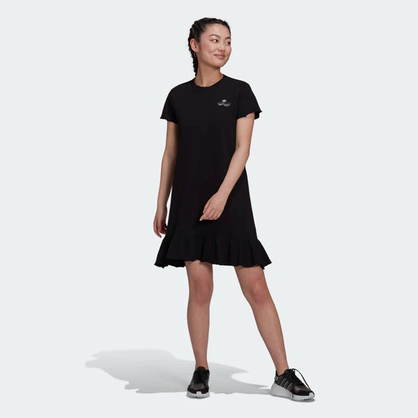Adidas Women's Triple Trefoil Ruffle Dress H17956 - Trade Sports