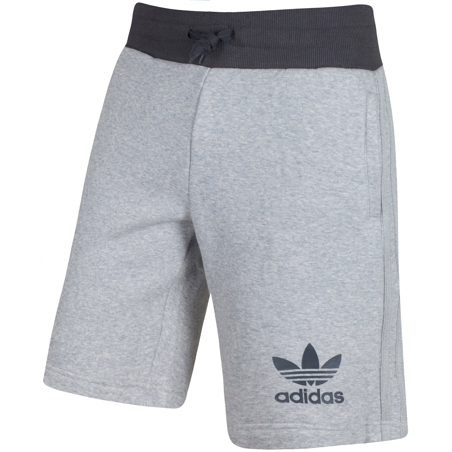 adidas grey fleece shorts