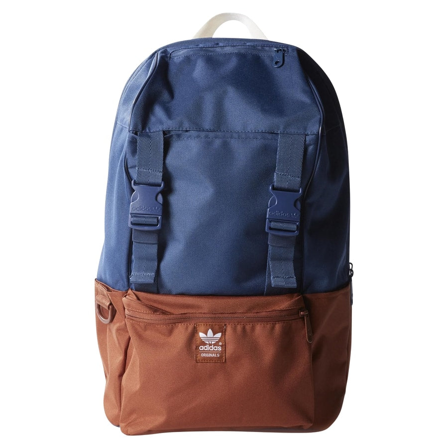 adidas navy and brown campus backpack