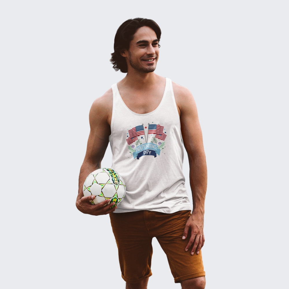 Independence Day Tank Top For Men