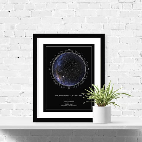 Personalized Star Map For Him 70th