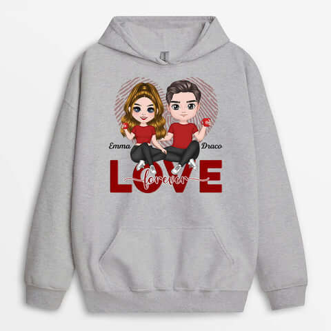 Anniversary Gift Ideas For Him 2 Years: Printed Couple Hoodies