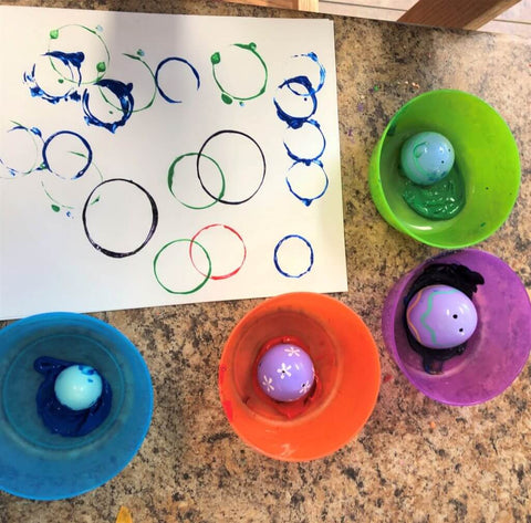 Easter Egg Stamping - Easter Craft for Kids