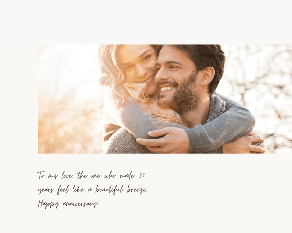 20 Year Anniversary Sayings For Husband