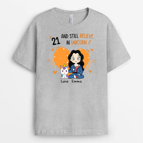 21 And Still Believe In Unicorn T-Shirt As Shirt Ideas For 21st Birthday[product]