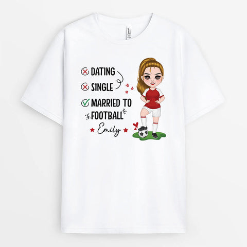 Personalized Married To Soccer T-Shirt as Heartfelt Gifts For Sister