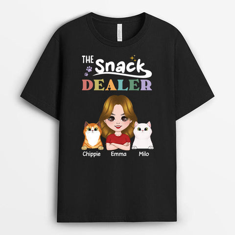 Snack Dealer Cats T-Shirt for Ideas For A 30Th Birthday Present For Her