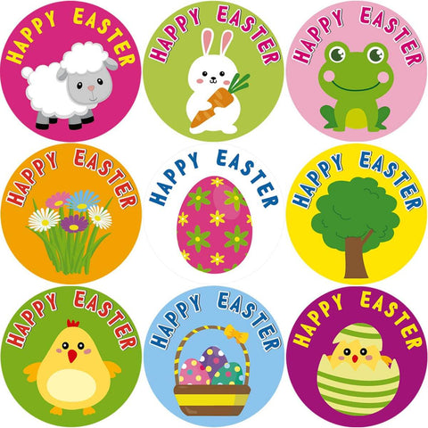 Sticker Story Eggs - Easter Craft Ideas For Toddlers