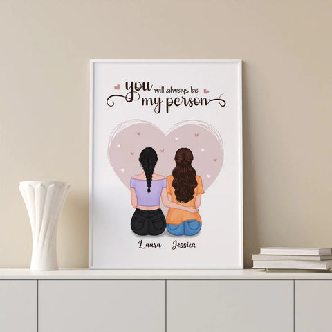 Poster For Bestie Galentine's Gifts