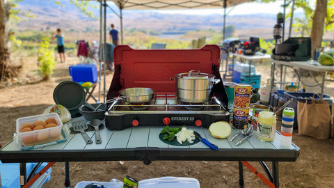 Durable Camping Cookware Set As Outdoor Gifts For Dad