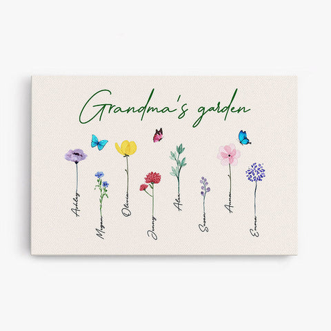 Grandma's Garden Canvas As Children's Mothers Day Gifts[product]