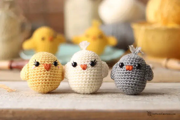 Cotton Ball Chicks - Easter Craft Ideas for Kids