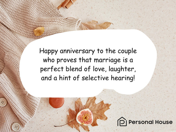 Funny Anniversary Wishes For Couple